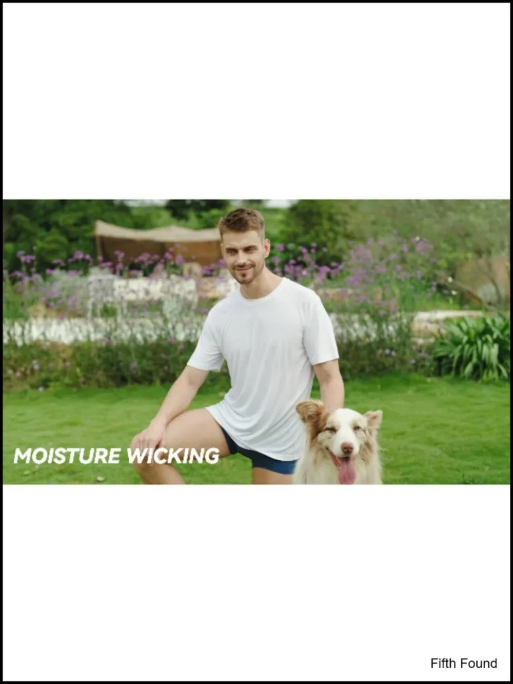 Men's Moisture Wicking Crewneck Undershirts 6 Pack Breathable Stretch Tees